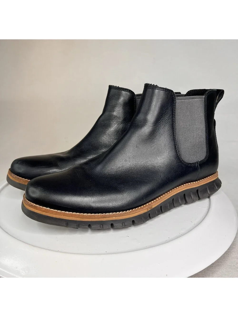 Cole Haan ZERØGRAND Men’s Size 9 M Waterproof Chelsea Boot Style C36161 EUC